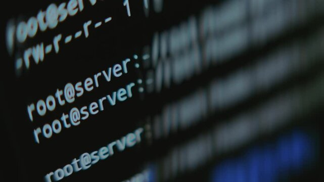 Hacking root server, hacking concept