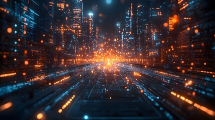 Fototapeta premium AI-enhanced photography editing, futuristic digital workspace, cutting-edge design, stock photo revolution, high resolution