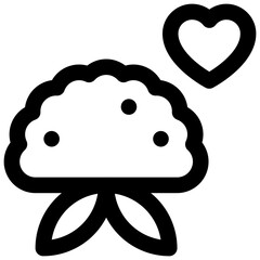 Healthy diet. Editable stroke vector icon.