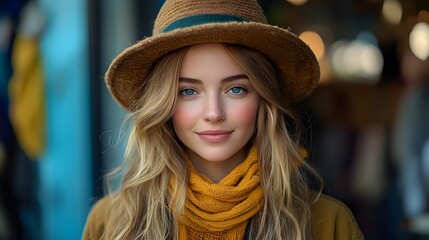 Social media influencer capturing content on a smartphone, trendy urban environment