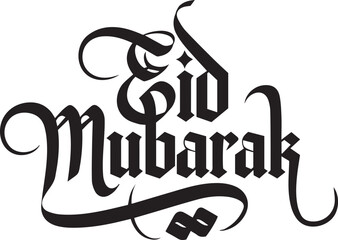 Eid Mubarak Typography T-shirt Design,  Eid Mubarak Design, Islamic Design.