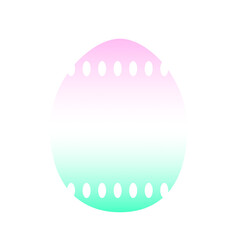 イースター　グラデーションイラスト