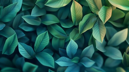 green leaves illustration.