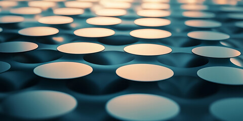 Minimalist geometric background with radiant circles and smooth gradient transitions, tech-inspired background