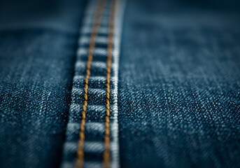 seam of blue denim texture background, jean fashion style