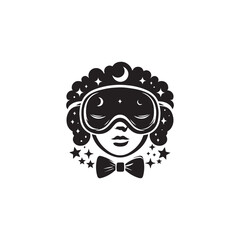 Sleeping Mask icon vector symbol design illustration