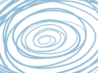 手描きのラフな渦巻き背景　催眠術・ぐるぐる・螺旋・scribble 