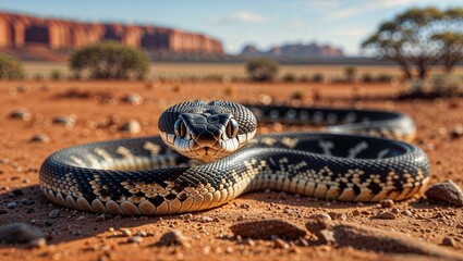 Fototapeta premium Ultra realistic snake 
