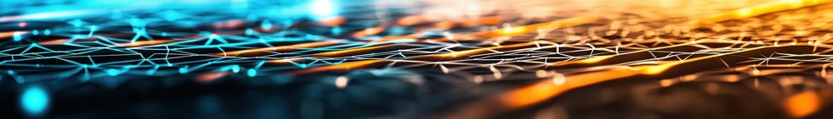 Obraz premium Abstract Technology Background with Colorful Light Patterns