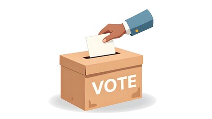 The solemn moment in front of the box