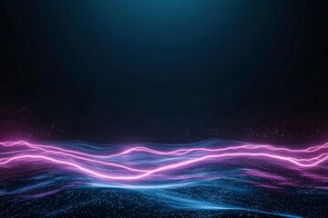 Vibrant neon gradient background for futuristic concept 