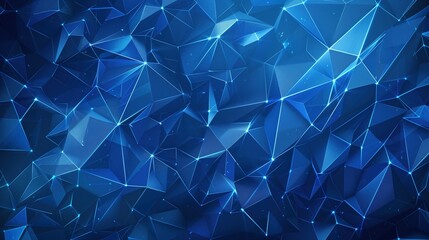 Obraz premium Abstract Triangle Pattern – Futuristic Technology Structure Background
