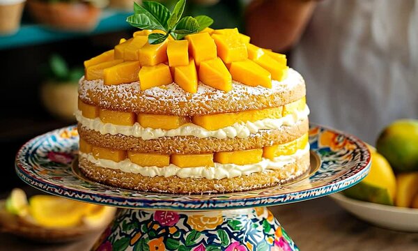 pastel de mango mexican mango cake video