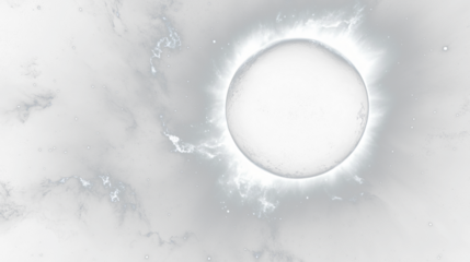 a black hole in the middle of a nebula