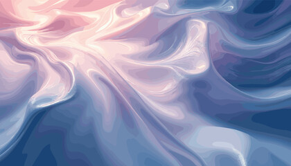 Obraz premium The image features a swirling pattern of blue and pink hues, with the colors transitioning from a soft pink at the top to a deep blue at the bottom.