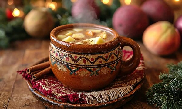 ponche navide&ntilde;o mexican cocktail punch video