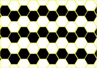 seamless pattern with hexagons