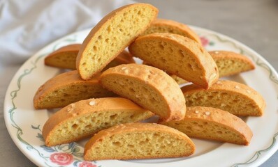 Delicious golden baked goods