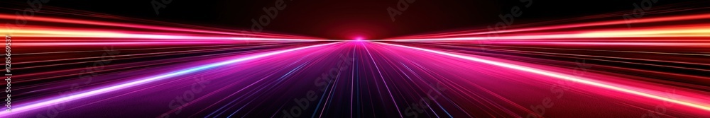 Poster abstract creative light trails in vibrant colors for dynamic backgrounds