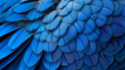 Close-up photo of a blue-feathered pigeon that can also be used as a texture or background.