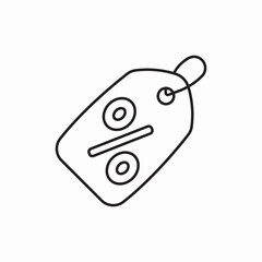 price tag sale icon vector sign