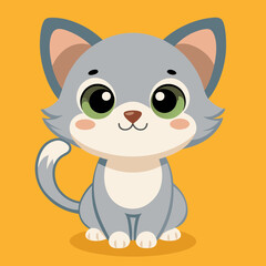 cartoon, cat, animal, vector, illustration, pet, kitten, cute, mammal, mouse, character, funny, domestic, dog, kitty, feline, art, drawing, tail, fur, fun, animals, baby, rat, design