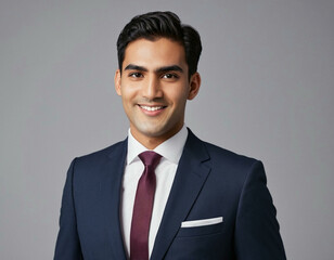 Modern Businessman Portrait on a Clean White Background