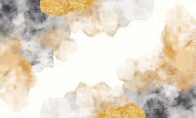 Elegant abstract gold and gray pattern