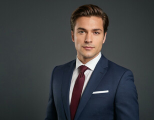 Modern Businessman Portrait on a Clean White Background