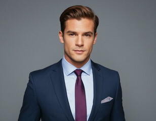 Modern Businessman Portrait on a Clean White Background