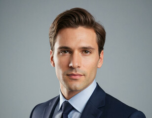 Modern Businessman Portrait on a Clean White Background