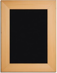 Fototapeta premium A black frame with a wooden border