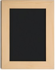 Fototapeta premium A black frame with a wooden border
