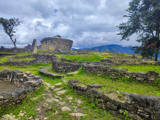 Kuelap ruins close to Chachapoyas , Peru, South America