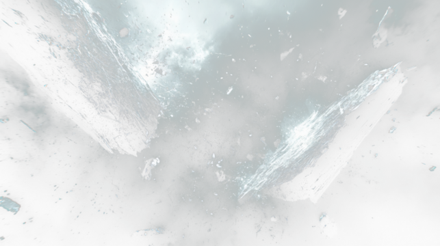 a black and white photo of a large explosion