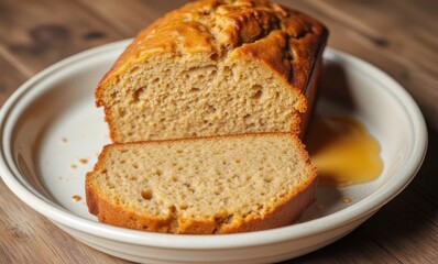 Freshly baked loaf of bread