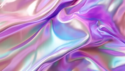 Fototapeta premium abstract purple background holographic wave texture