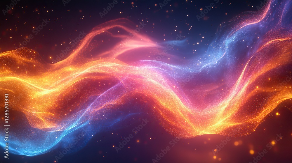 Sticker this abstract background design features a vibrant and dynamic fire flame border.