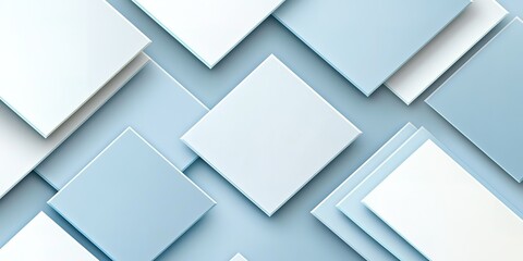 Abstract background with light blue and white geometric shapes, light gradient, white space for text or design, high resolution, vector graphics, vector illustration, digital art style, high quality.