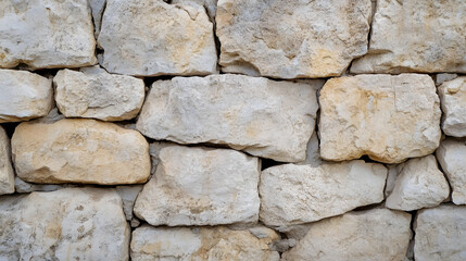Close-up Textured Stone Wall with Natural Rough Rock Pattern : Generative AI