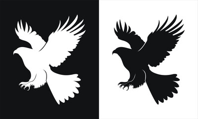 Obraz premium A single vector eagle image design.
