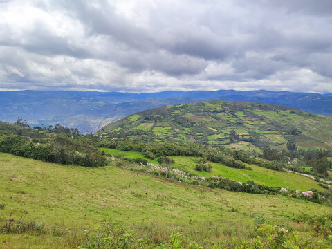 Kuelap ruins close to Chachapoyas , Peru, South America