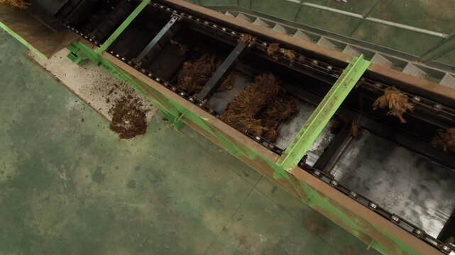 Oil Palm EFB Conveyor: Raw Material Feed for Pulp and Paper Production, Empty Fruit Bunches Conveyor Belt Factory