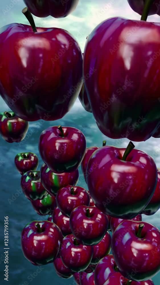 Poster mesmerizing apples