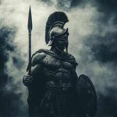 Fototapeta premium Ancient Warrior Statue