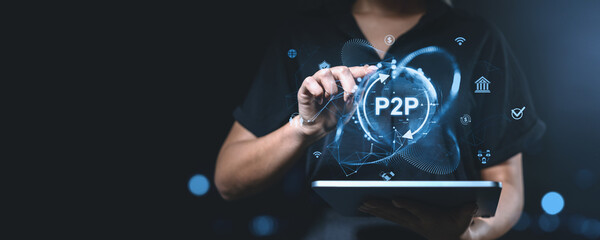 P2P digital payment security hologram technology.