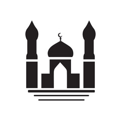  MOSQUE icon design template vector