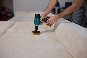 Cleaning Upholstery Effectively with a Power Scrubber A Comprehensive Guide for Homeowners