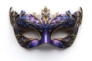 An Intricately Designed And Ornate Masquerade Mask Shimmers In Detail