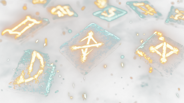 a bunch of fire cubes on a black background